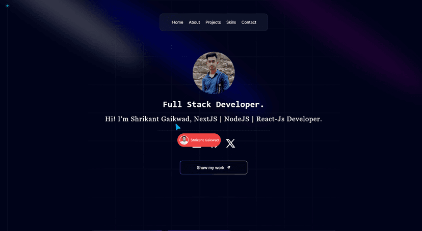 Portfolio project screenshot